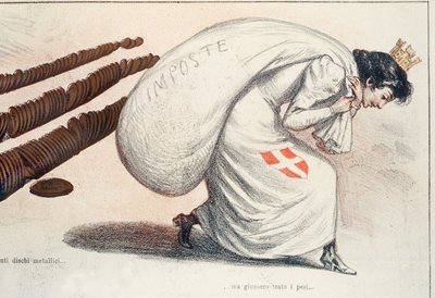 Den italienske turritaen kollapset under skattebyrden av Italian School