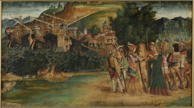 The Marriage of Jason and Medea, c1500 (tempera og olje på lerret) av Italian School
