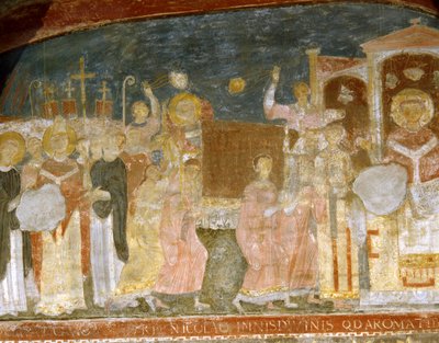 Templets mirakel av Italian School