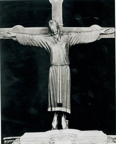 Volto Santo, muligens startet av Nikodemus (fl.1150-66) (tre) av Italian School