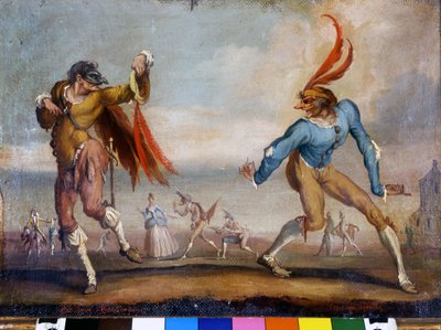 Maskene til Commedia dell