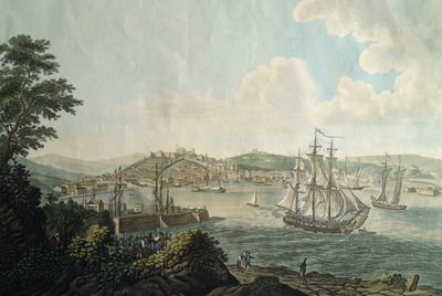 Trieste by og dens frihavn, Italia av Italian School
