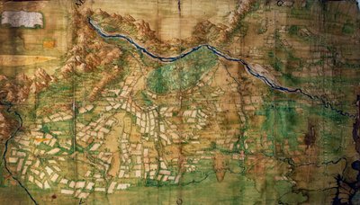 Veneto-territoriet mellom Brenta og Piave, kart, Italia av Italian School