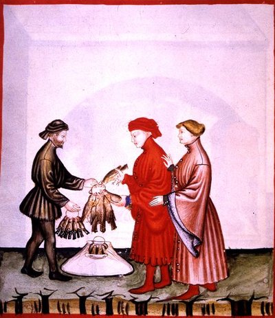 dol.106v Småfugler og troster, illustrasjon fra 