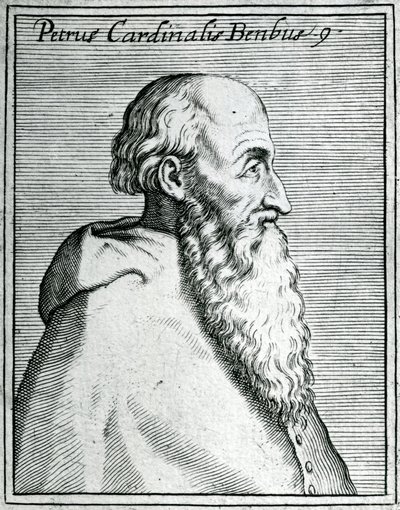 Portrett av Pietro Bembo (1470-1547) av Italian School Italian School