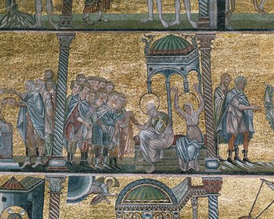 Josef i Egypt (mosaikk) av Italian school