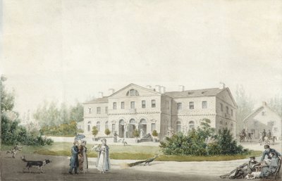 Herregården Priyutino, 1830 av Ivan Alexeyevich Ivanov