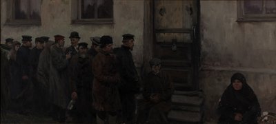Før en taverna av Ivan Alexeyevich Vladimirov
