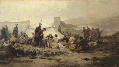 Dressing station, 1893 av Ivan Alexeyevich Vladimirov