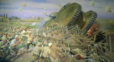 Fangsten av en tank nær Kakhovka av Ivan Alexeyevich Vladimirov
