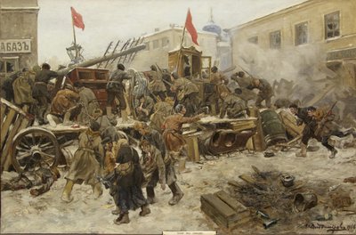 Moskva-opprøret i desember 1905, 1906. av Ivan Alexeyevich Vladimirov