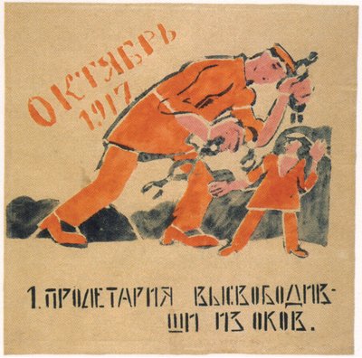 Du frigjorde prolen fra lenkene som bandt hendene hans, 1920 av Ivan Andreevich Malyutin