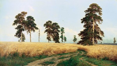 Rye Field, 1878. av Ivan Ivanovich Shishkin