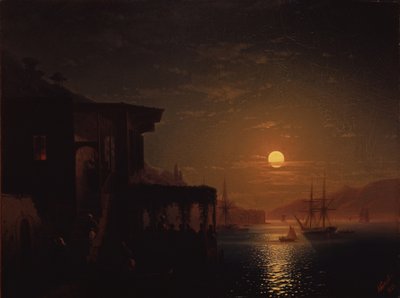 Konstantinopel om kvelden, 1882 av Ivan Konstantinovich Aivazovsky