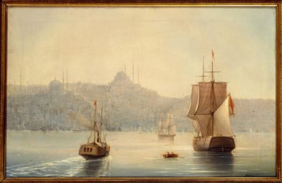 Konstantinopel, port / maleri av I.K. Aivazovsky av Ivan Konstantinovich Aivazovsky