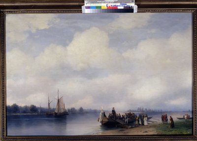 Ankomsten av Peter den store (eller Peter I fra Russland av Ivan Konstantinovich Aivazovsky