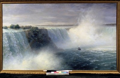 ""Niagarafallene"" Maleri av Ivan Aivazovsky (1817-1900) 1892 Nasjonalt kunstmuseum i den hviterussiske republikken, Minsk av Ivan Konstantinovich Aivazovsky