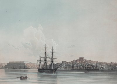 Nye marinebrakker og indre havn i Sevastopol, 1850-tallet av Ivan Konstantinovich Aivazovsky