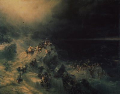 Syndfloden, 1864 av Ivan Konstantinovich Aivazovsky