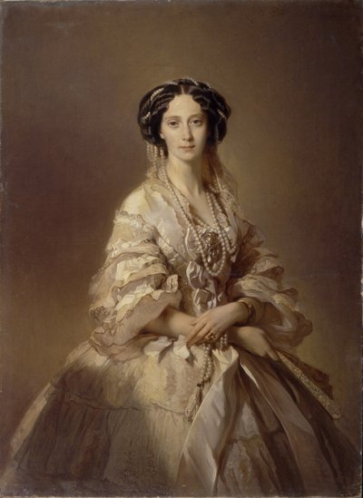 Portrett av Maria Alexandrovna 1824-1880, keiserinne av Russland av Ivan Kosmich Makarov