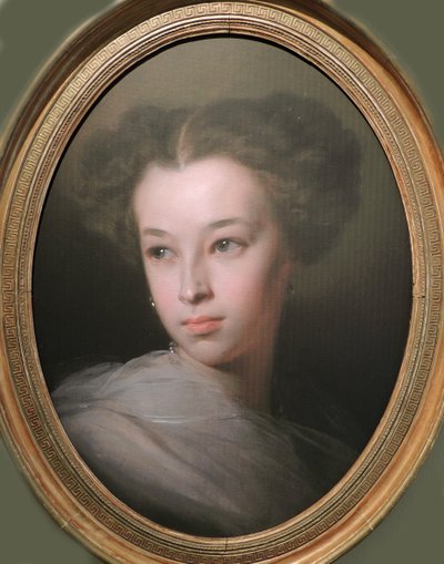 Portrett av Natalia Alexandrovna Pushkina, grevinne av Merenberg 1836-1913, Poetens datter, 1849 av Ivan Kosmich Makarov
