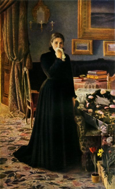 Utrøstelig sorg, 1884, 1965. av Ivan Kramskoy