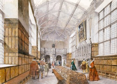 Kirby Hall, tidlig på 1600-tallet, c1990-2010 av Ivan Lapper