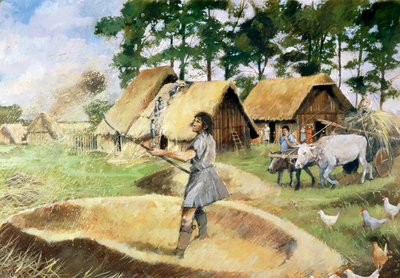 Romersk jordbruk, c3. århundre, 1990-2010. av Ivan Lapper