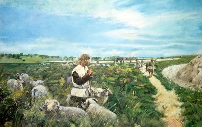 Stonehenge-landskap, c2500BC, c1990-2010 av Ivan Lapper