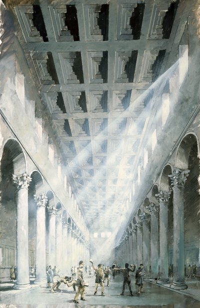 Wroxeter romerske by, c2nd century, c1990-2010 av Ivan Lapper