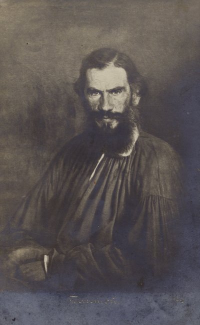 Leo Tolstoy , russisk forfatter av Ivan Nikolaevich Kramskoy