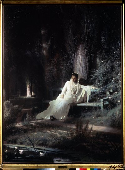 Månelys natt av Ivan Nikolaevich Kramskoy