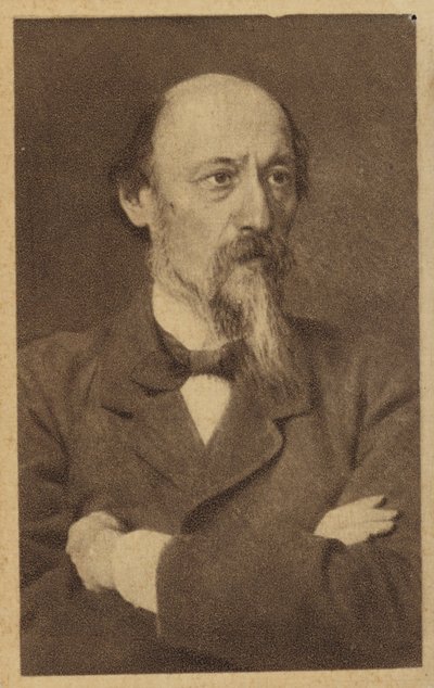 Nikolay Nekrasov , russisk poet av Ivan Nikolaevich Kramskoy