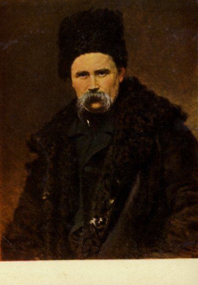 Taras Shevchenko , ukrainsk poet og kunstner av Ivan Nikolaevich Kramskoy