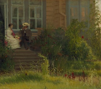 Kunstnere Dacha på Siverskaya, 1883 av Ivan Nikolaevich Kramskoy