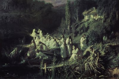 Havfruer, 1871 av Ivan Nikolaevich Kramskoy