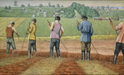 The Reapers, 1930-tallet av Ivan Vassilyevich Klyun