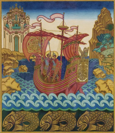 Skipet av Ivan Yakovlevich Bilibin