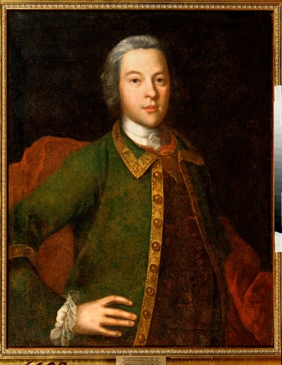 Portrett av grev P Panin av Ivan Yakovlevich Vishnyakov