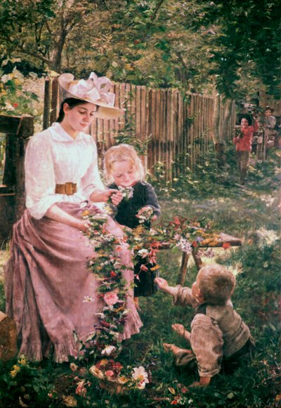 Sommer, c1889-1890 av Ivana Kobilca