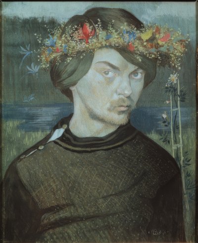 Selvportrett av Ivar Axel Henrik Arosenius