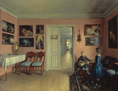 I kunstnerrommet, 1855 av Iwan Chrutsky