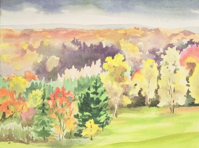 No.64 Autumn, Beaufays, Liege, Belgia (wc) av Izabella Godlewska de Aranda