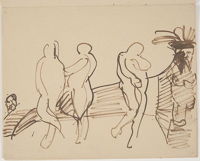 Figursammensetning II av J.A. Jerichau (II)