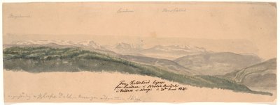 Fra Koldekind ligeop fra Lundene i Norde Oure dal i Valdres i Norge av Johan Christian Dahl