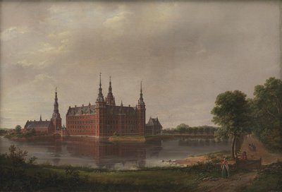 Frederiksborg slott av Johan Christian Dahl