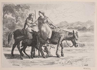 På Enghien. Bondekoner kommer hjem fra Paris av J.C. Nielsen