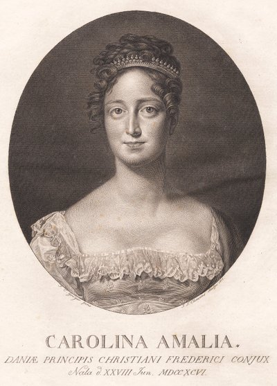 Caroline Amalie av J.F. Clemens