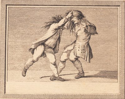Den satiriske forfatteren og den kritiserte i håret på hverandre av J.F. Clemens