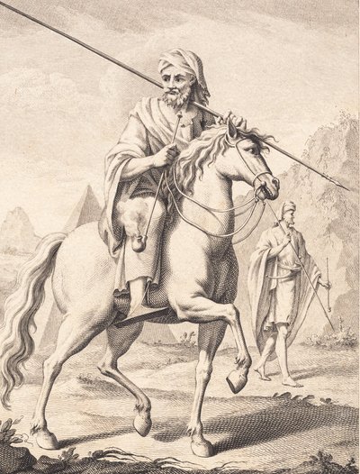 En araber på hesteryggen av J.F. Clemens